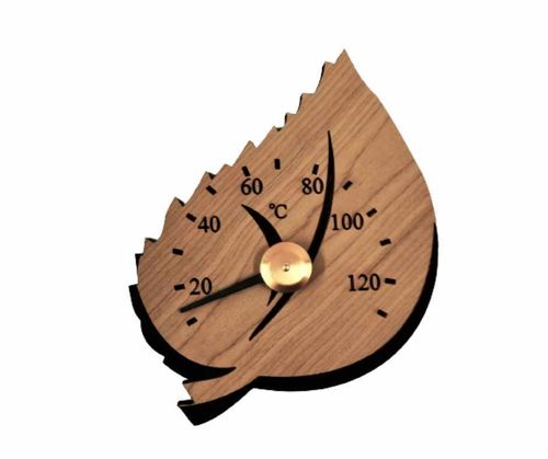 Thermometer Birch Leaf