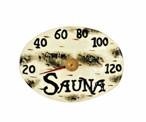 Birch Sauna Thermometer