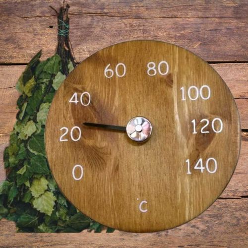 Round sauna thermometer, Tar